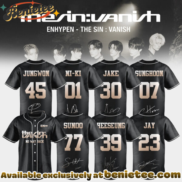 ENHYPEN THE SIN VANISH Still STORM Ver Baseball Jersey, Sports Jerseys - Ver 2