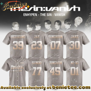 ENHYPEN THE SIN VANISH Still STORM Ver Baseball Jersey, Sports Jerseys - Ver 3