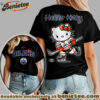 Edmonton Oilers Premium NHL Hello Kitty Womens Shirt