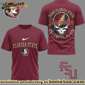 Florida State Seminoles Premium NCAA Grateful Game Day 3D Shirt Hoodie