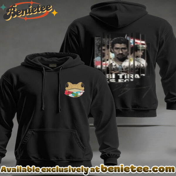 Frog Portrait Print Casual Hoodie - Ver 2