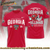 Georgia Bulldogs Football 3D Apparel Hoodie