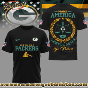 Green Bay Packers Premium NFL Make America Lawful Again 3D Shirt