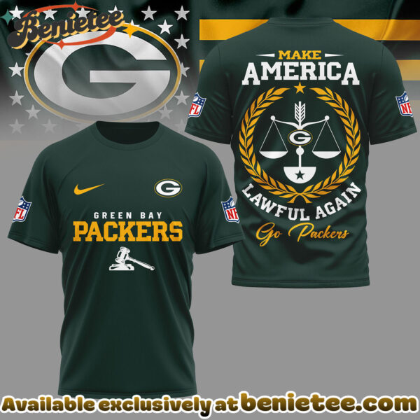 Green Bay Packers Premium NFL Make America Lawful Again 3D Shirt