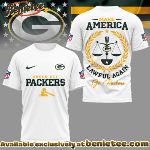 Green Bay Packers Premium NFL Make America Lawful Again 3D Shirt