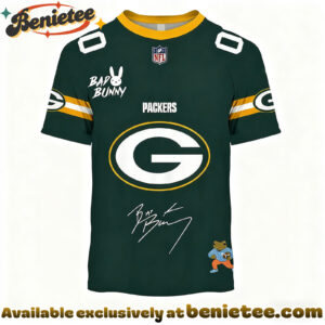 Green Bay Packers x Bad Bunny Super Bowl 2026 Limited Edition Shirt - Ver 2