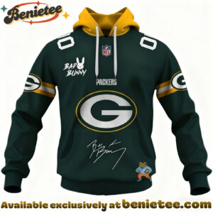 Green Bay Packers x Bad Bunny Super Bowl 2026 Limited Edition Shirt
