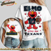 Houston Texans Premium NFL Elmo Fan 3D Shirt