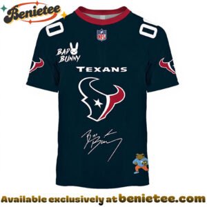 Houston Texans x Bad Bunny Super Bowl 2026 Limited Edition Shirt - Ver 2