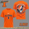 Illinois Fighting Illini Premium NCAA Grateful Game Day 3D Shirt Hoodie