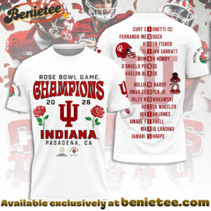 Indiana Hoosiers Football 3D Apparel Hoodie - Ver 6