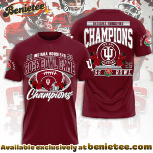 Indiana Hoosiers Football 3D Apparel Hoodie - Ver 3