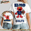 Indianapolis Colts Premium NFL Elmo Fan 3D Shirt