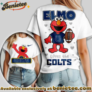 Indianapolis Colts Premium NFL Elmo Fan 3D Shirt