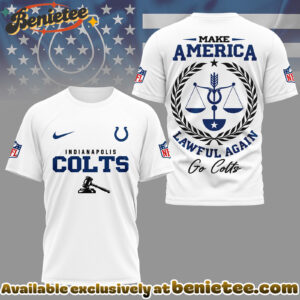 Indianapolis Colts Premium NFL Make America Lawful Again 3D Shirt