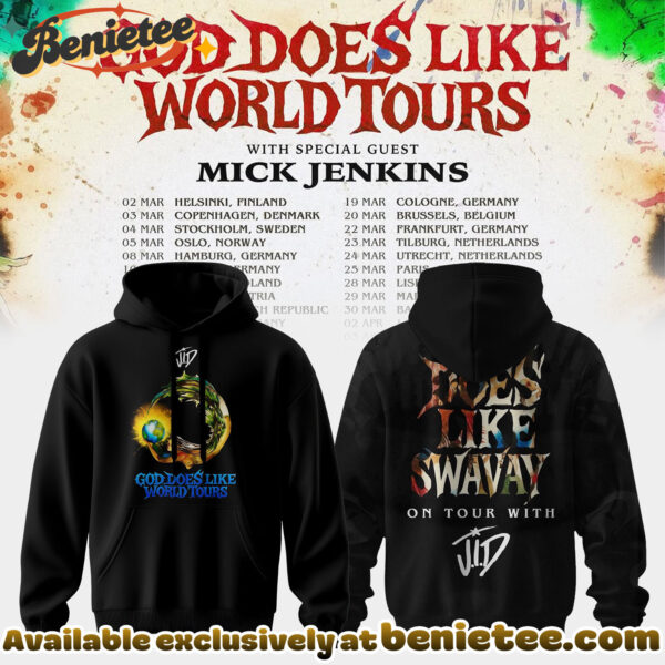 JID 2026 Tour Merchandise Hoodie, Tshirt, Sweatshirt - Ver 3