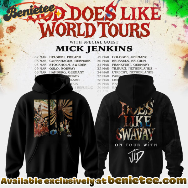 JID 2026 Tour Merchandise Hoodie, Tshirt, Sweatshirt - Ver 4