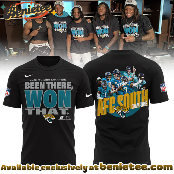 Jacksonville Jaguars 2025 AFC South Division Champions Limited Edition Shirt - Ver 6