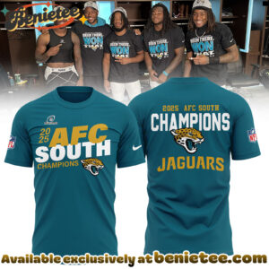 Jacksonville Jaguars 2025 AFC South Division Champions Limited Edition Shirt - Ver 4