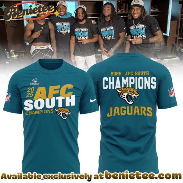 Jacksonville Jaguars 2025 AFC South Division Champions Limited Edition Shirt - Ver 4