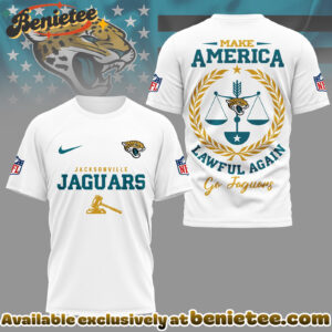 Jacksonville Jaguars Premium NFL Make America Lawful Again 3D Shirt