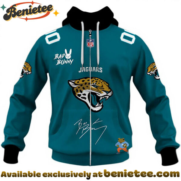 Jacksonville Jaguars x Bad Bunny Super Bowl 2026 Limited Edition Shirt