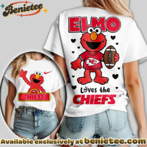 Kansas City Chiefs Premium NFL Elmo Fan 3D Shirt