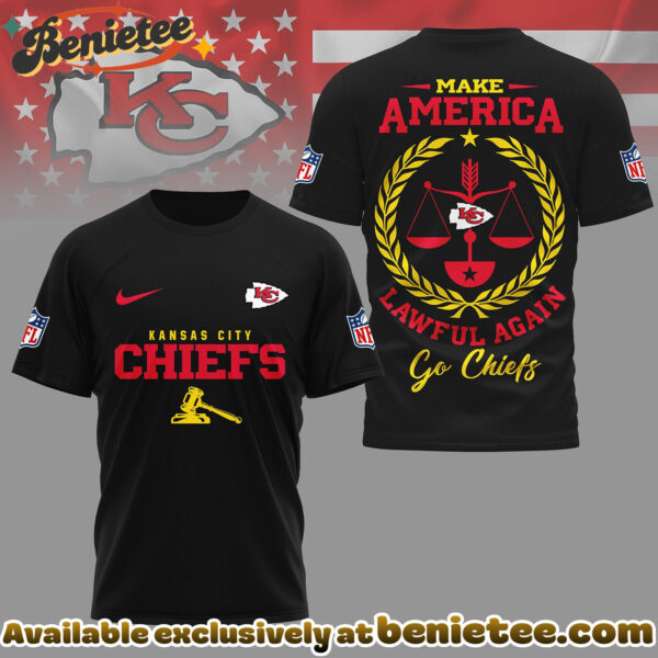 Kansas City Chiefs Premium NFL Make America Lawful Again 3D Shirt