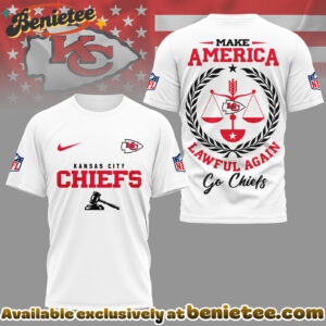 Kansas City Chiefs Premium NFL Make America Lawful Again 3D Shirt
