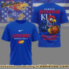 Kansas Jayhawks Premium NCAA GameDay Basketball 3D Shirt