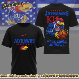 Kansas Jayhawks Premium NCAA GameDay Basketball 3D Shirt
