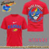 Kansas Jayhawks Premium NCAA Grateful Game Day 3D Shirt Hoodie - Ver 3