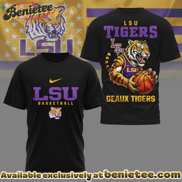 LSU Tigers Premium NCAA GameDay Basketball 3D Shirt