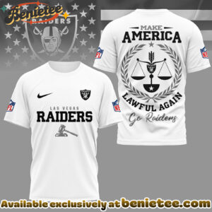 Las Vegas Raiders Premium NFL Make America Lawful Again 3D Shirt
