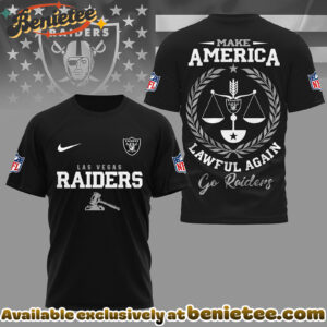 Las Vegas Raiders Premium NFL Make America Lawful Again 3D Shirt