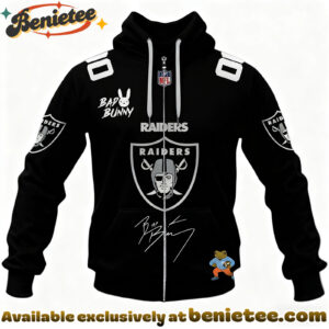 Las Vegas Raiders x Bad Bunny Super Bowl 2026 Limited Edition Shirt - Ver 2