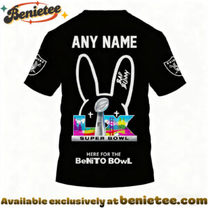 Las Vegas Raiders x Bad Bunny Super Bowl 2026 Limited Edition Shirt - Ver 3