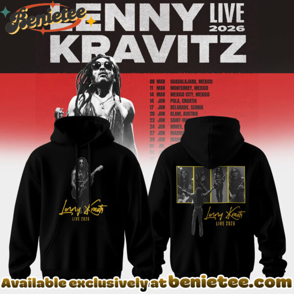 Lenny Kravitz 2026 Tour Merchandise Hoodie, Tshirt, Sweatshirt