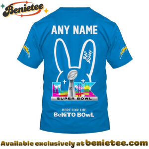 Los Angeles Chargers x Bad Bunny Super Bowl 2026 Limited Edition Shirt