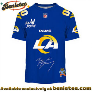 Los Angeles Rams x Bad Bunny Super Bowl 2026 Limited Edition Shirt - Ver 2