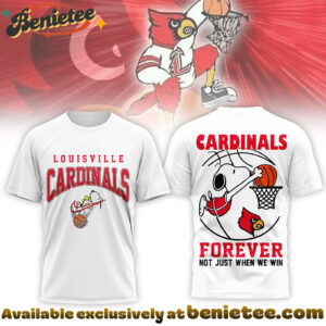 Louisville Cardinals Premium NCAA Basketball Snoopy 3D Shirt MM