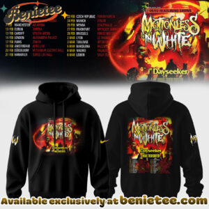 MOTIONLESS IN WHITE - UK EU TOUR DATES 2026 Collection Hoodie - Ver 4