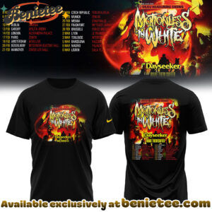 MOTIONLESS IN WHITE - UK EU TOUR DATES 2026 Collection Shirt