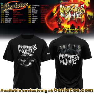 MOTIONLESS IN WHITE - UK EU TOUR DATES 2026 Collection Shirt - Ver 2