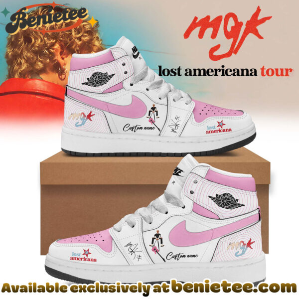 Machine Gun Kelly Lost Americana Tour Limited Edition Signature - Shoes Air Jordan 1 - Ver 4