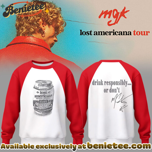 Machine Gun Kelly Lost Americana Tour Limited Edition Signature - Sweatshirt - Ver 3
