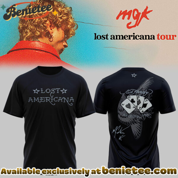 Machine Gun Kelly Lost Americana Tour Limited Edition Signature - Tshirt - Ver 16