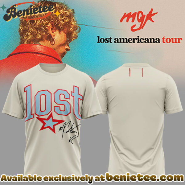 Machine Gun Kelly Lost Americana Tour Limited Edition Signature - Tshirt - Ver 20