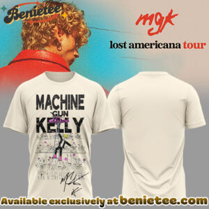 Machine Gun Kelly Lost Americana Tour Limited Edition Signature - Tshirt - Ver 22