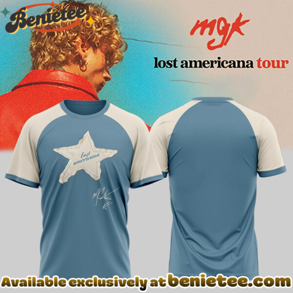 Machine Gun Kelly Lost Americana Tour Limited Edition Signature - Tshirt - Ver 12